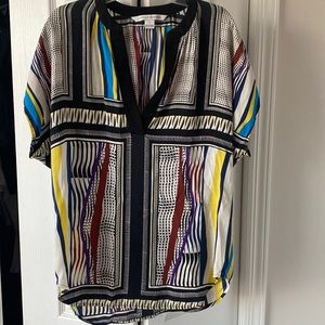 Vintage silk Diane von Furstenberg top